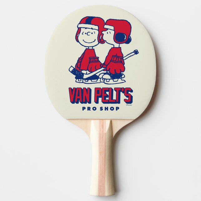 Van Pelts Hockey Klubb Pro Shop Mönster Pingisracket (Framsidan)