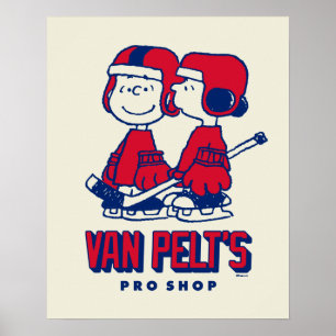 Van Pelts Hockey Klubb Pro Shop Mönster Poster