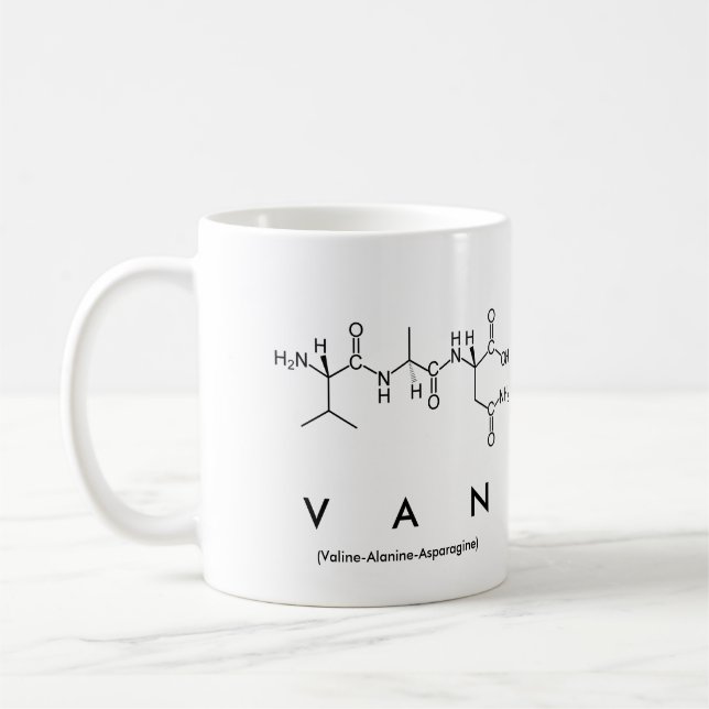 Van peptide namn mugg (Vänster)