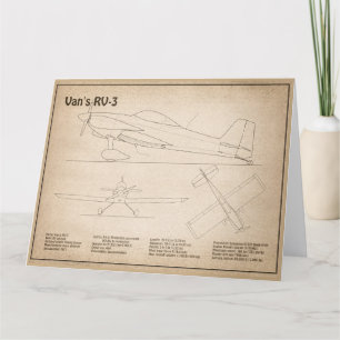 Van’s RV-3 - Flygplanets planritningar SD Tack Kort