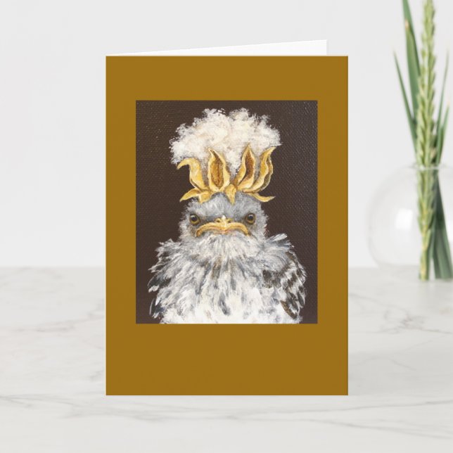 Van the ornery baby mockingbird card kort (Framsida)