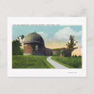 Van Vleck Observatory of Wesleyan Universiteten Vykort