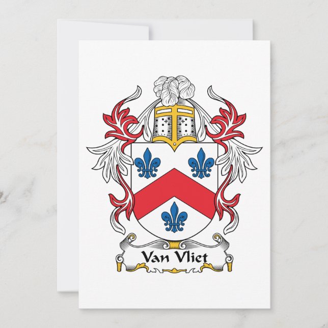 Van Vliet Family Crest (Framsida)