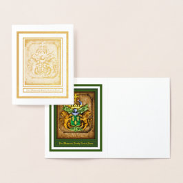 Van Westervelt Jackar Arm Foil Note Card Folierat Kort