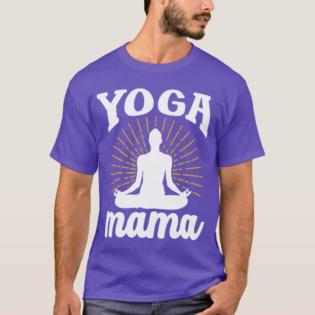 vän Yoga Mamma Mamma Mor Mamma Hobby T Shirt (Framsida)