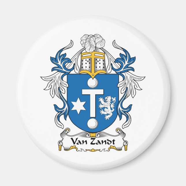 Van Zandt Family Crest Magnet (Framsidan)