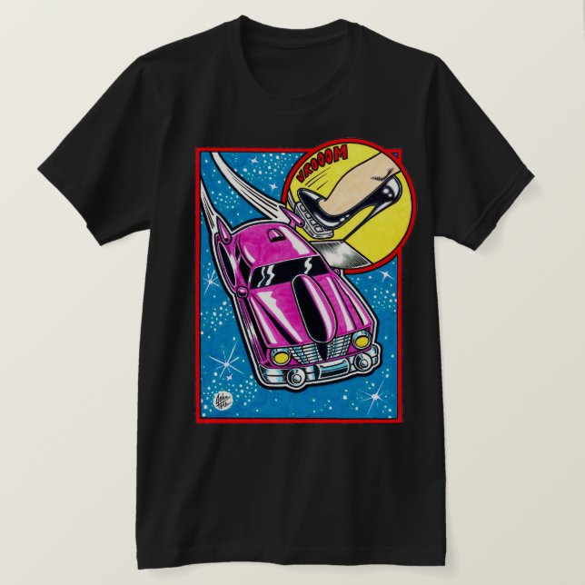 Vana DeVinyl™/Astro Coupe T-Shirt (Design framsida)