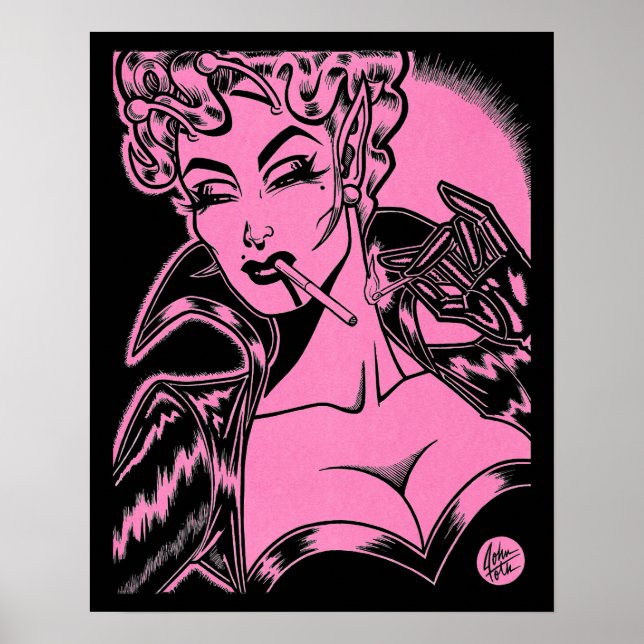 Vana DeVinyl™/Bad Girl Poster (Framsidan)