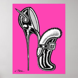 Vana DeVinyl™/Fun-Fur kantad, spikhäl Poster