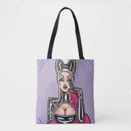 Vana DeVinyl™/Glamour Goddess Tote Bag Tygkasse