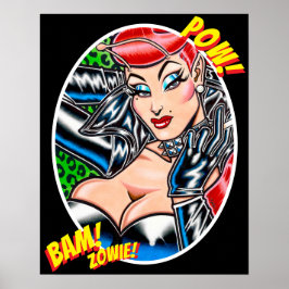 Vana DeVinyl™/Motorcykeljacka/Bam! Affisch