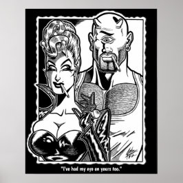 Vana DeVinyl™/Ögonfransaffisch Poster
