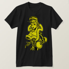 Vana DeVinyl™/PVC och Roligt Päls T-Shirt
