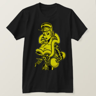 Vana DeVinyl™/PVC och Roligt Päls T-Shirt