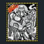 Vana DeVinyl™/Science Fiction Thrills!-affisch Poster<br><div class="desc">Ritad och designad exklusivt för Vana DeVinyl™ av John Toth.</div>