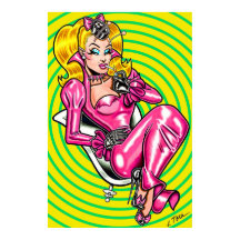 Vana DeVinyl™/Söt i Rosa Rubber