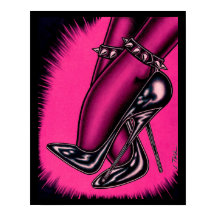 Vana DeVinyl™/Spike Heels Affisch