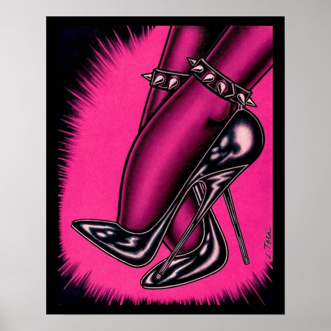 Vana DeVinyl™/Spike Heels Poster (Framsidan)