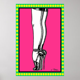Vana DeVinyl™/Stockings och Högklackar Poster