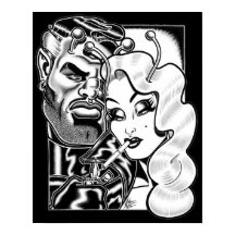 Vana och Rocco/Film Noir Affisch