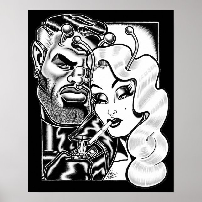 Vana och Rocco/Film Noir Affisch (Framsidan)