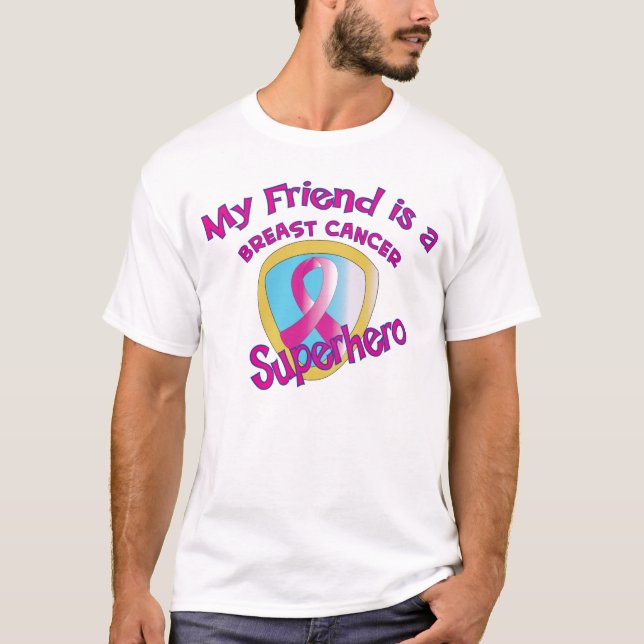 VänbröstcancerSuperhero Tröja (Framsida)
