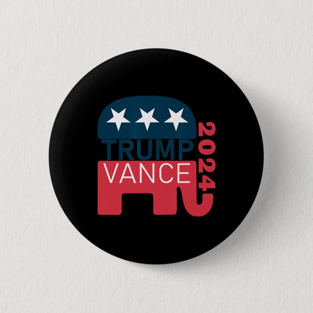 Vance 2024 President Vote Usa Val Maga Knapp (Framsida)