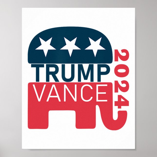 Vance 2024 President Vote Usa Val Maga Poster (Framsidan)