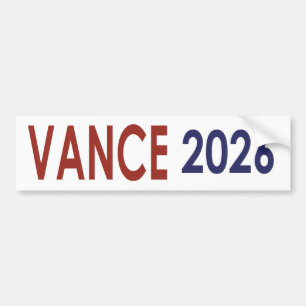 Vance 2026 bildekal