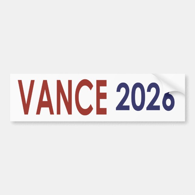 Vance 2026 bildekal (Framsidan)