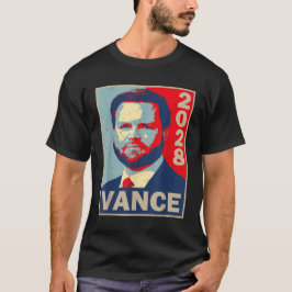 Vance 2028 för president 28 Vintage republikan T Shirt