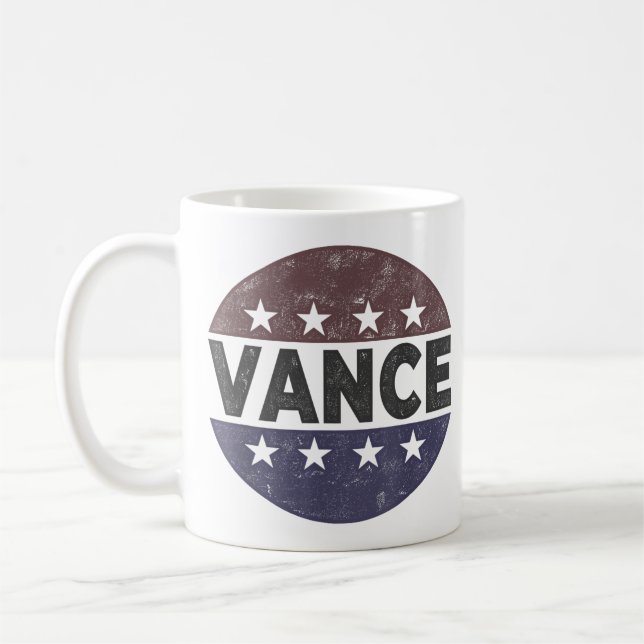 Vance 2028 JD Vance President 2028 Kaffemugg (Vänster)
