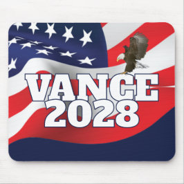 Vance 2028 Text With Flag and Bald Eagle Musmatta