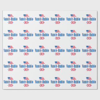 Vance Rubio 2028 (flag) Presentpapper