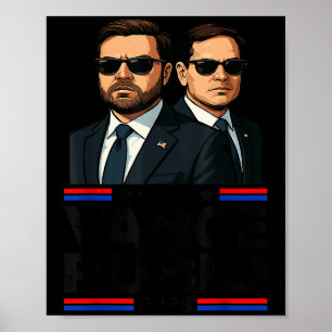 Vance Rubio 2028 J D Vance Marco Rubio President 2 Poster