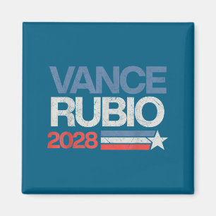 Vance Rubio 2028 President Jd Vance Marco Rubio US Magnet