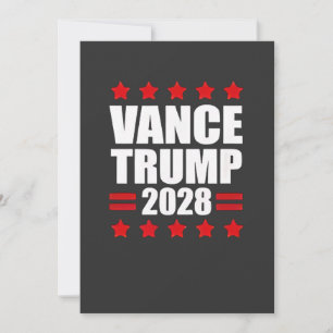 Vance Trump Presidentval 2028 Politiskt Inbjudningar