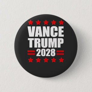 Vance Trump Presidentval 2028 Politiskt Knapp