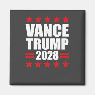 Vance Trump Presidentval 2028 Politiskt Magnet