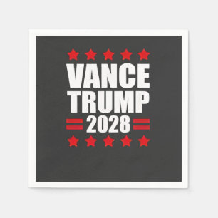 Vance Trump Presidentval 2028 Politiskt Pappersservett