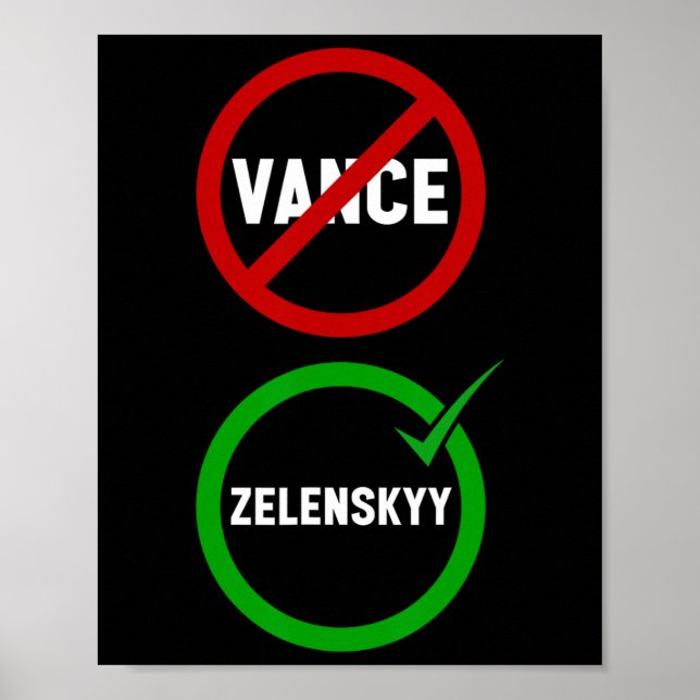 Vance Trump Vs Zelenskyy Vita huset Hett Möte Poster (Framsidan)