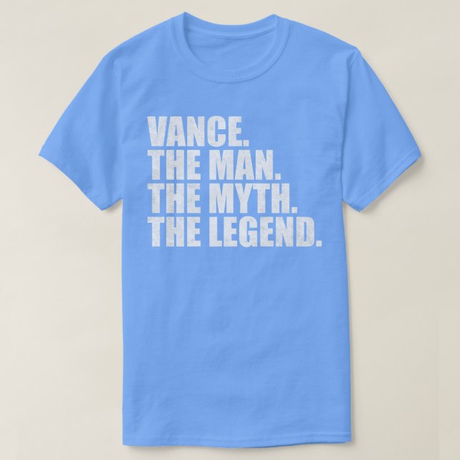 VanceVance Namn Vance given namn T Shirt (Design framsida)