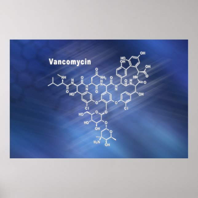 Vancomycinantibiotika Poster (Framsidan)