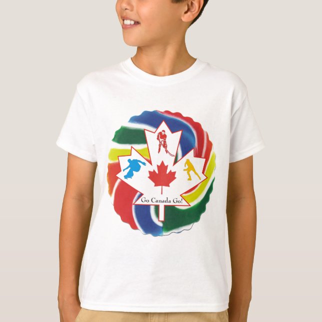 Vancouver 2010 vinterOS:er T-shirt (Framsida)