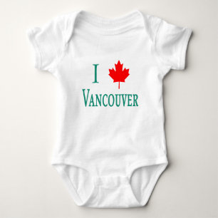 Vancouver ÄLSKAR JAG VANCOUVER med lönnlövet T-shirt