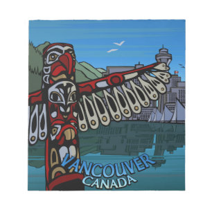 Vancouver Anteckningsblock Vancouver Native Art So