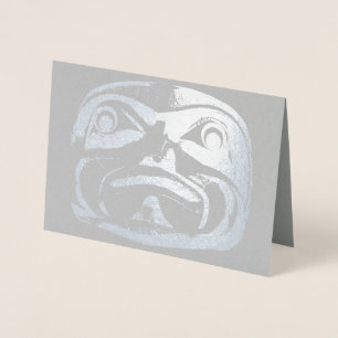 Vancouver Art Cards Personlig Totem Pole Cards Folierat Kort