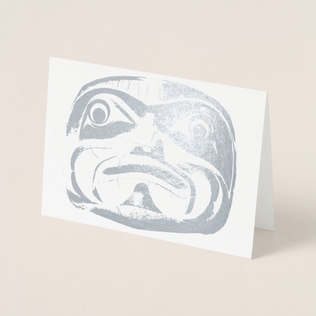 Vancouver Art Cards Personlig Totem Pole Cards Folierat Kort (Framsida)