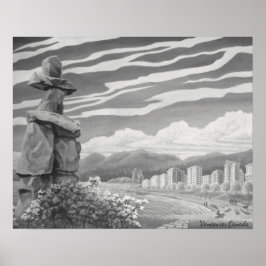 Vancouver Art Poster Vancouver Inukshuk Prints