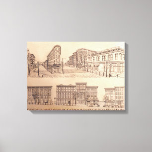 Vancouver Art Skriv ut Vancouver Gastown Art Canva Canvastryck